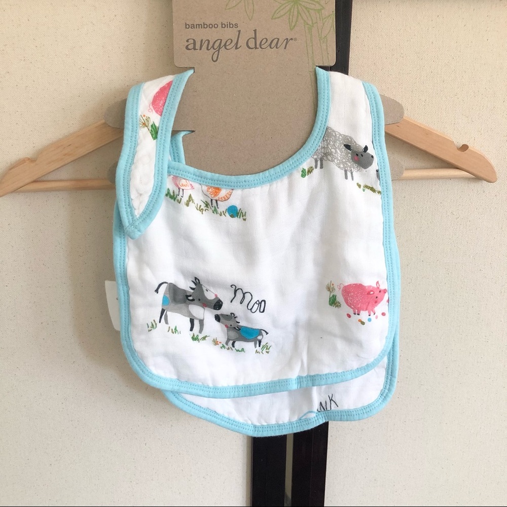 Angel Dear Unisex Bamboo Bibs - Picture 1 of 3